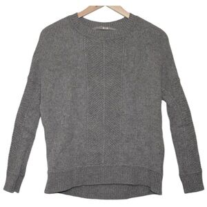 Athleta Women’s Grey Knit Wool Cashmere Sweater